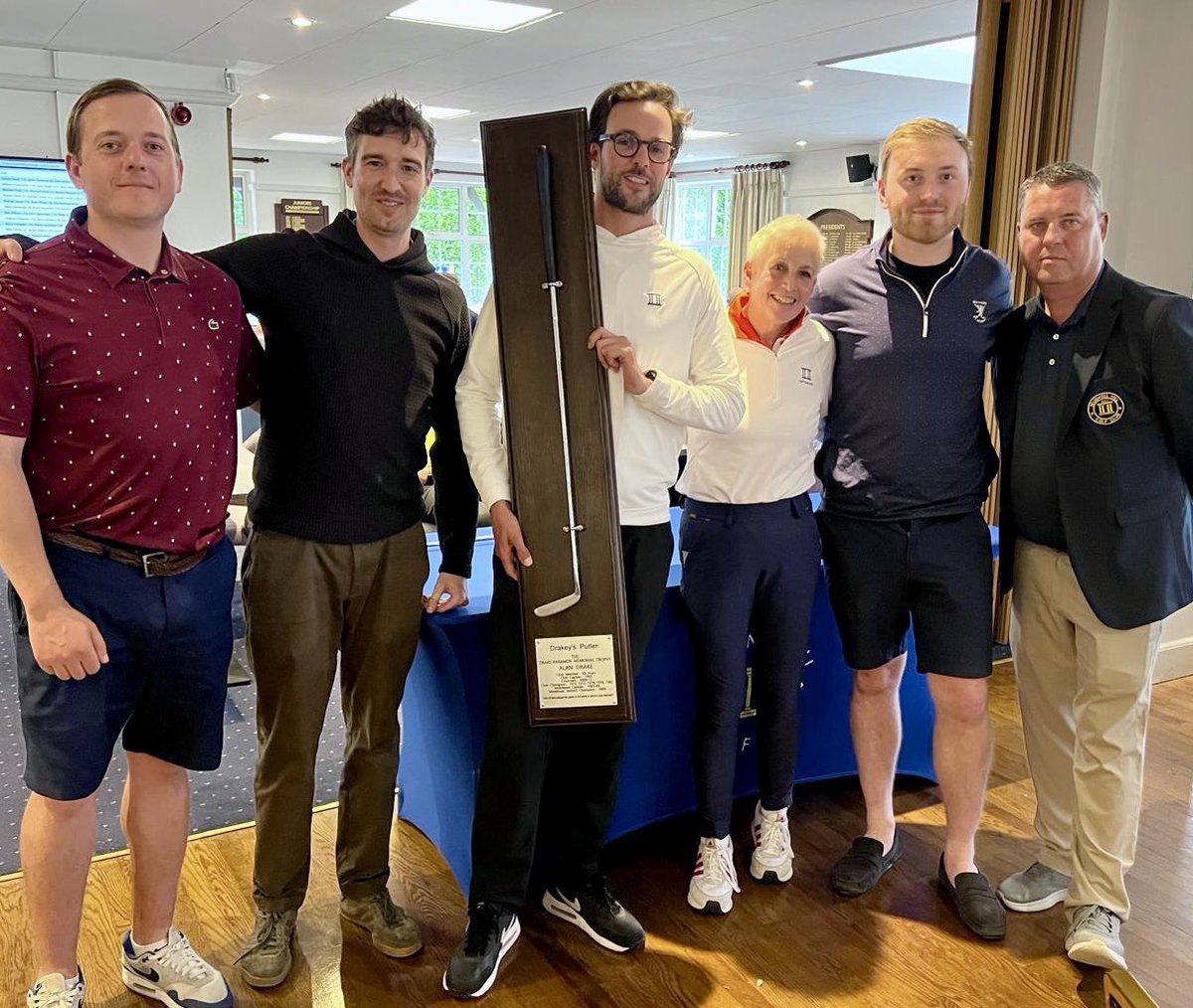 Fabulous day yesterday celebrating 2 Club legends who are still remembered with love and affection - Alan Drake &amp; John Paramor. Thanks to the @dpworldtour for your support. @garyevanspro @willisongolf