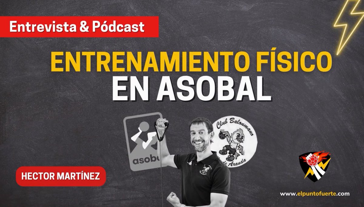 Nuestro preparador físico <a href="/Font_13/">Héctor Martínez</a> se ha pasado por el podcast 𝐄𝐥 𝐏𝐮𝐧𝐭𝐨 𝐅𝐮𝐞𝐫𝐭𝐞 🎙️ para contar el día a día de la preparación física 🏋️‍♂️ de un equipo de <a href="/ASOBAL/">ASOBAL</a>.

¡Un auténtico imperdible para los aficionados del balonmano 🤾‍♂️!

📲 youtu.be/hTJ6FgXf0QE?fe…