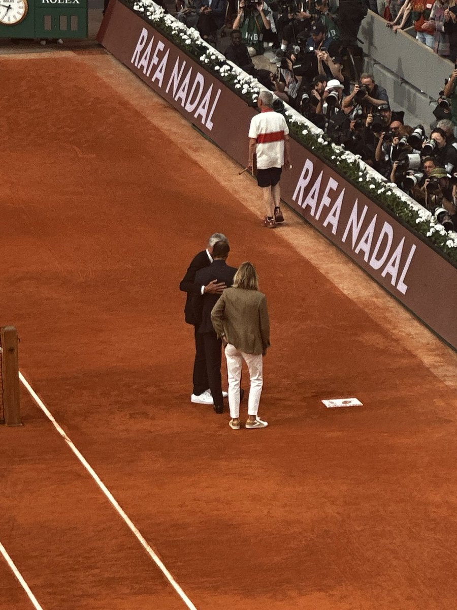 Rafa’s footprint will stay forever on Philippe Chatrier. 

Literally.