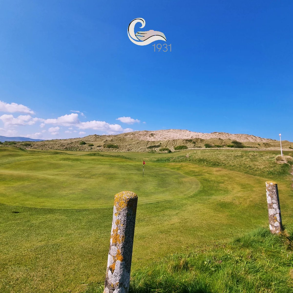Use the slopes... the course wants you to play that way #design #birdie #sligo #Golf