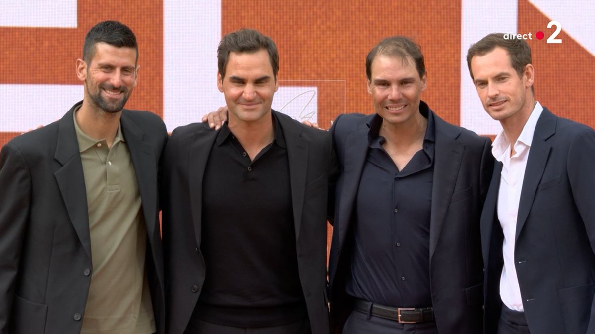 TennisLegende's tweet photo. LES GOATs. https://t.co/4qfEbnox2b