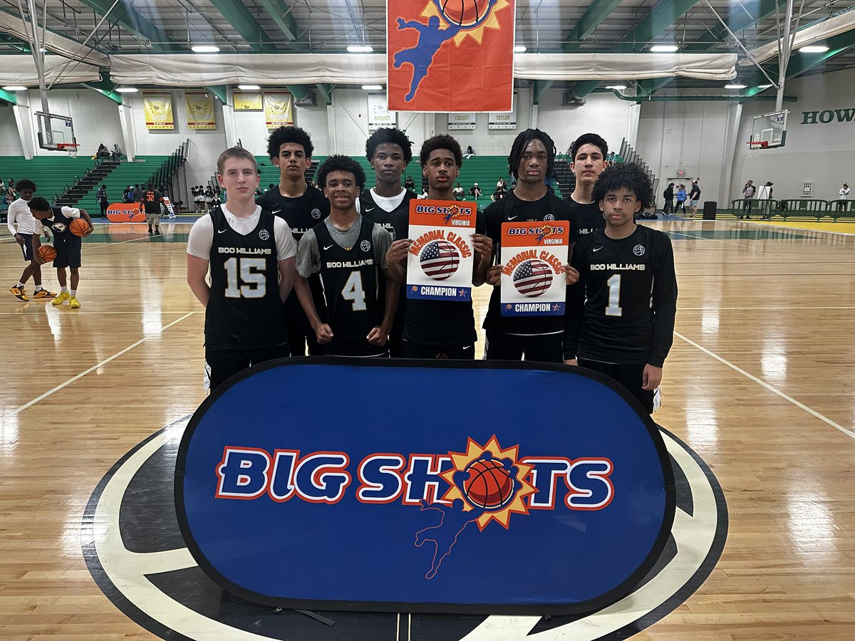 BigShotsGlobal's tweet photo. #BIGSHOTS #VAMEMORIAL
๐16U CHAMPIONSHIP๐
Champs: @BWSL2029EYBL 52
MVP: 5 Niles Mason finished with 8 pts in the title game
Runner Up: Salem Generals 39 https://t.co/2EavQNesIt