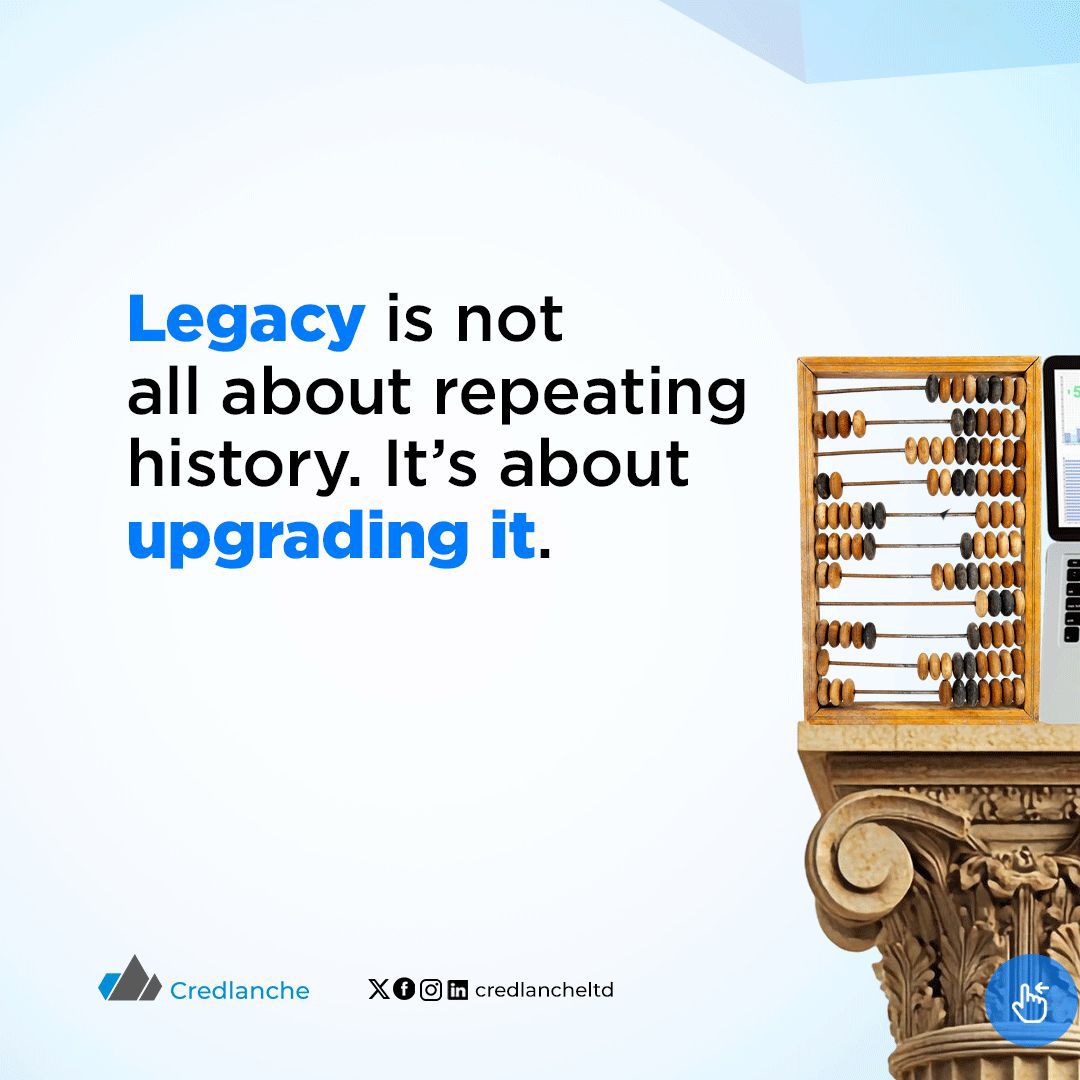 Credlancheltd's tweet image. Legacy isn’t stuck in the past—it’s a launchpad for the future. Upgrade what you’ve inherited. Start with smart investments today.
.
.
.
.
.
.
.
#credlanche #BuildBetter #LegacyRedefined #investmentopportunities