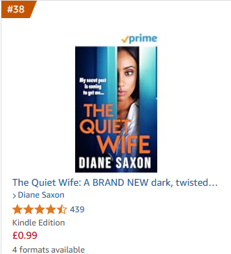 Diane Saxon - (@diane_saxon) on Twitter photo I've been distracted by a puppy , but I never missed The Quiet Wife just sailed into the Top 50 at #38. Thank for all for that. 💜 I am thrilled.
#top100 #writercommunity #writers #amazonprime #amazontop100 #thrillerbooks #thriller #booksbooksbooks
@theboldbookclub <a href="/isisaudio/">Isis Audio</a> I've been distracted by a puppy , but I never missed The Quiet Wife just sailed into the Top 50 at #38. Thank for all for that. 💜 I am thrilled.
#top100 #writercommunity #writers #amazonprime #amazontop100 #thrillerbooks #thriller #booksbooksbooks
@theboldbookclub <a href="/isisaudio/">Isis Audio</a>