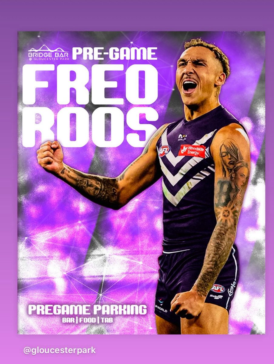 Gloucester Park (@gloucesterpark) on Twitter photo This Saturday and Sunday the Bridge Bar will be open along with car parking starting off Saturday with the clash of the Freo Dockers and Kangaroos This Saturday and Sunday the Bridge Bar will be open along with car parking starting off Saturday with the clash of the Freo Dockers and Kangaroos