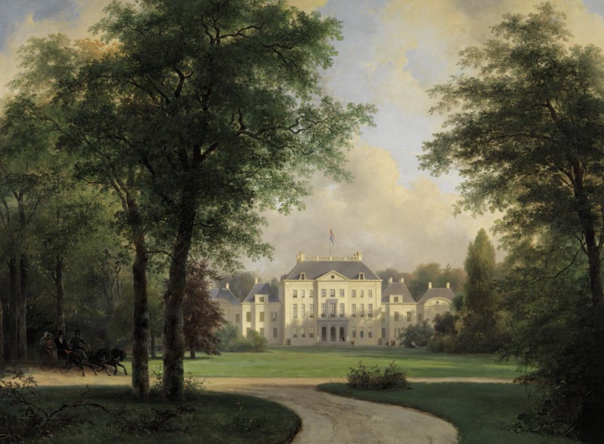 Apeldoorn, 9 juni 1820. Gebroken door de dood van haar dochter Louise stierf Wilhelmina van Pruisen op Paleis Het Loo. In de geschiedenis is de vrouw van erfstadhouder Willem V voornamelijk bekend geworden toen ze in 1787 nabij Goejanverwellesluis werd aangehouden. 1/2