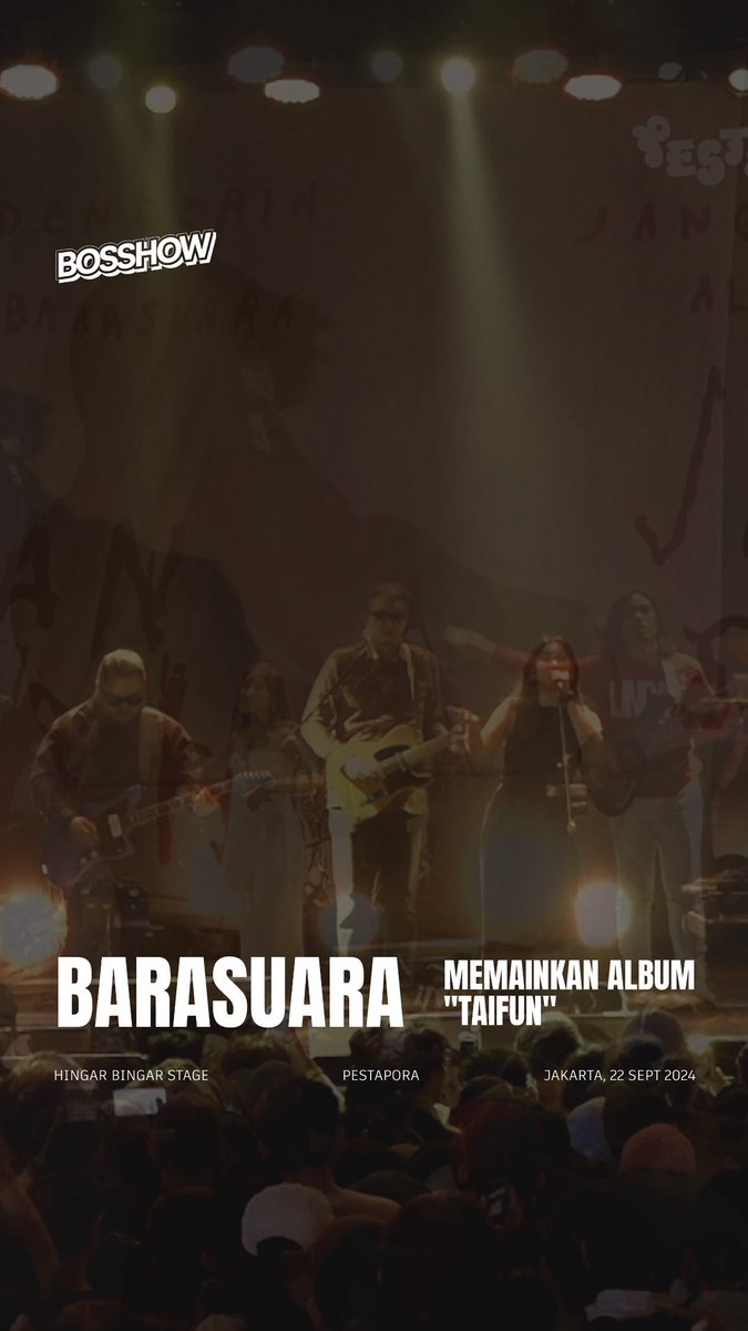 Malam ini, <a href="/BARASUARA/">BARASUARA</a> memainkan album Taifun di YouTube Bosshow🍊🍎❤️