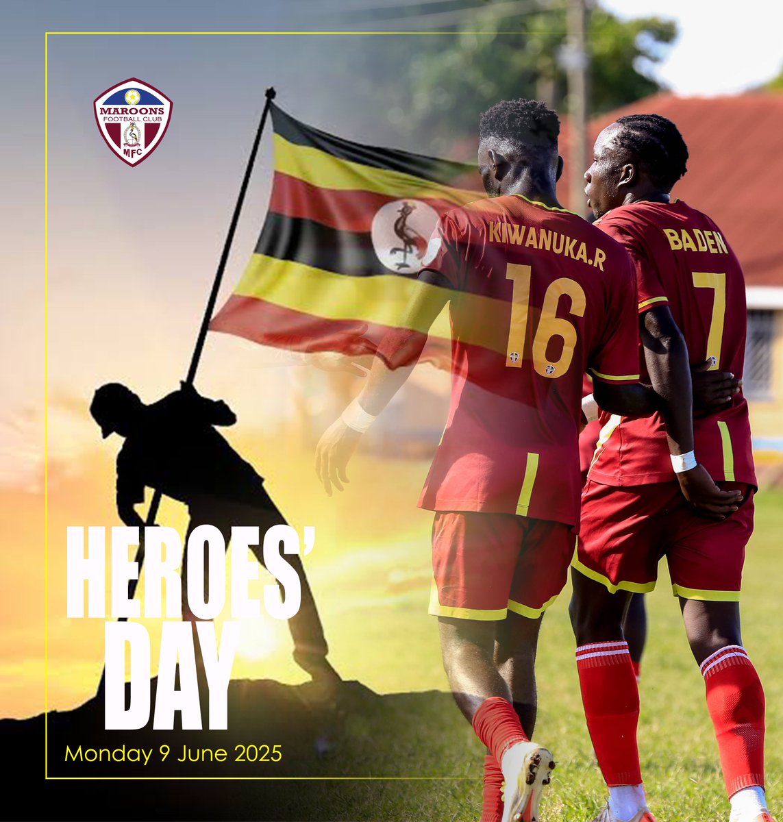 🚨🚨🚨
Today, we salute the brave men and women who've protected our nation and inspired us with their courage. 

Let's celebrate their heroism and show our appreciation for their sacrifices ✊

 #HeroesDay2025
#Respect 
#MARFC || #MbiliMbili