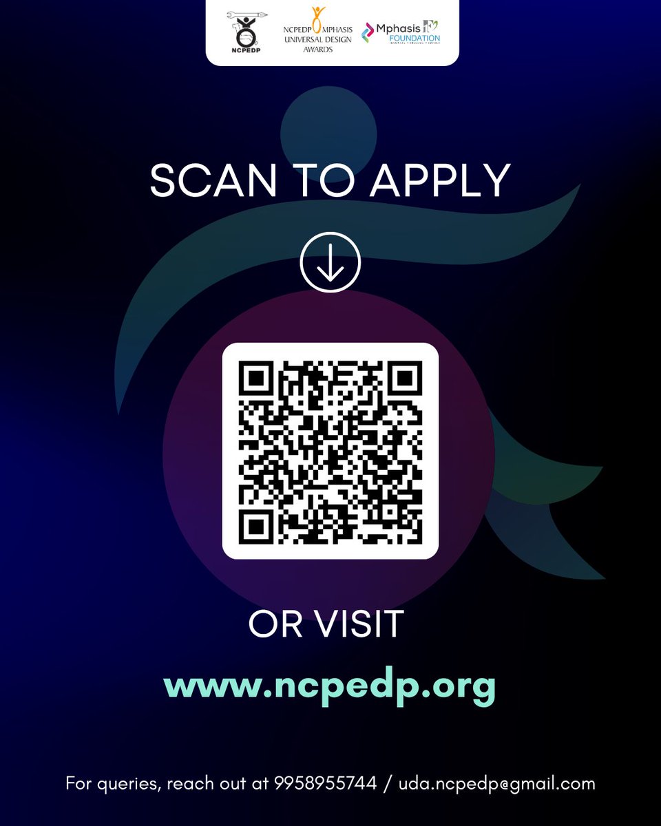 The NCPEDP-<a href="/Mphasis/">Mphasis</a> Universal Design Awards 2025 honour individuals and organizations leading the way in accessibility and inclusive design. If you are working to make environments, technology, and services more accessible to all—this is your moment.

Award Categories &amp;
