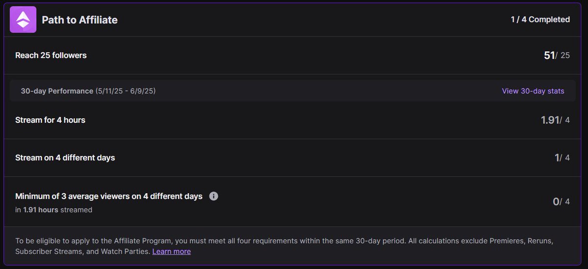 Since my lovely wife <a href="/R_HeroBunny/">R_HeroBunny 🧪🐇 ⚙️|| Steampunk Bunny Alchemist</a> asked mid stream, I currently don't have a fixed schedule cuz those don't work for me apparently XD So this week (mainly weekends), I'll try to stream a bit more often as prep and to fulfill the affiliate requirements :3
