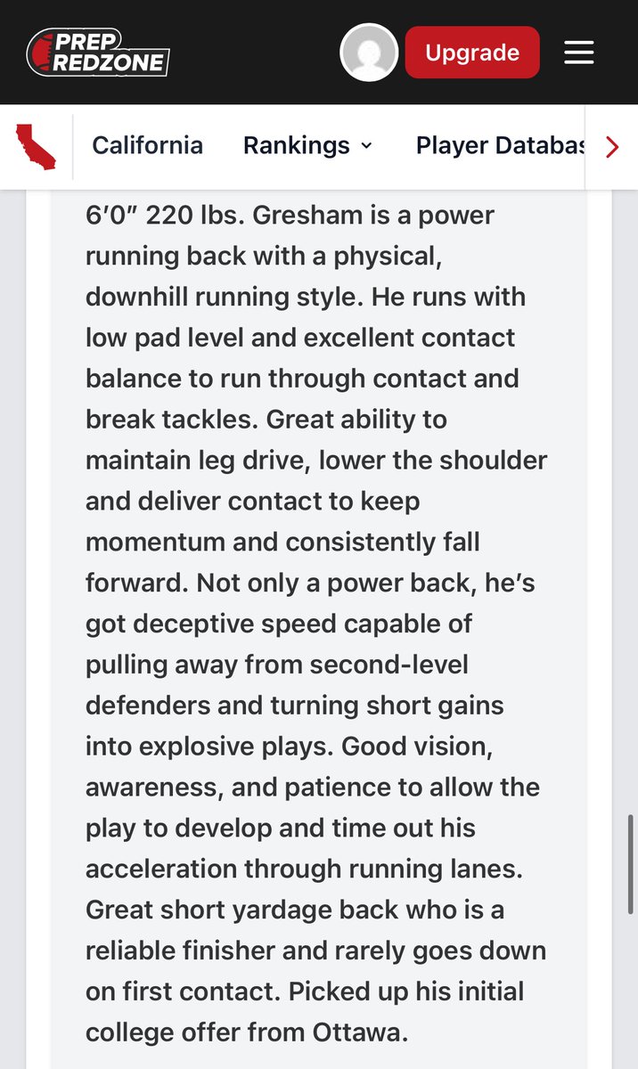 DāMarcis Gresham (@dmarcisg2026) on Twitter photo Thank you <a href="/PrepRedzoneCA/">Prep Redzone California</a> and <a href="/JReyes_NP/">Jordan Reyes</a> for my film evaluation, looking forward to being in many more as the season starts Thank you <a href="/PrepRedzoneCA/">Prep Redzone California</a> and <a href="/JReyes_NP/">Jordan Reyes</a> for my film evaluation, looking forward to being in many more as the season starts