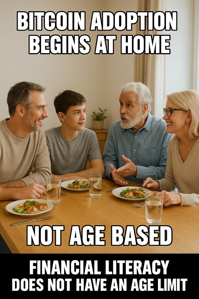 I believe the real Bitcoin adoption doesn't begin in conferences or online spaces, it begins at HOME! Around the dining table, in conversations between parents and children.  

What makes it more interesting is that, Bitcoin adoption is not age based because financial literacy