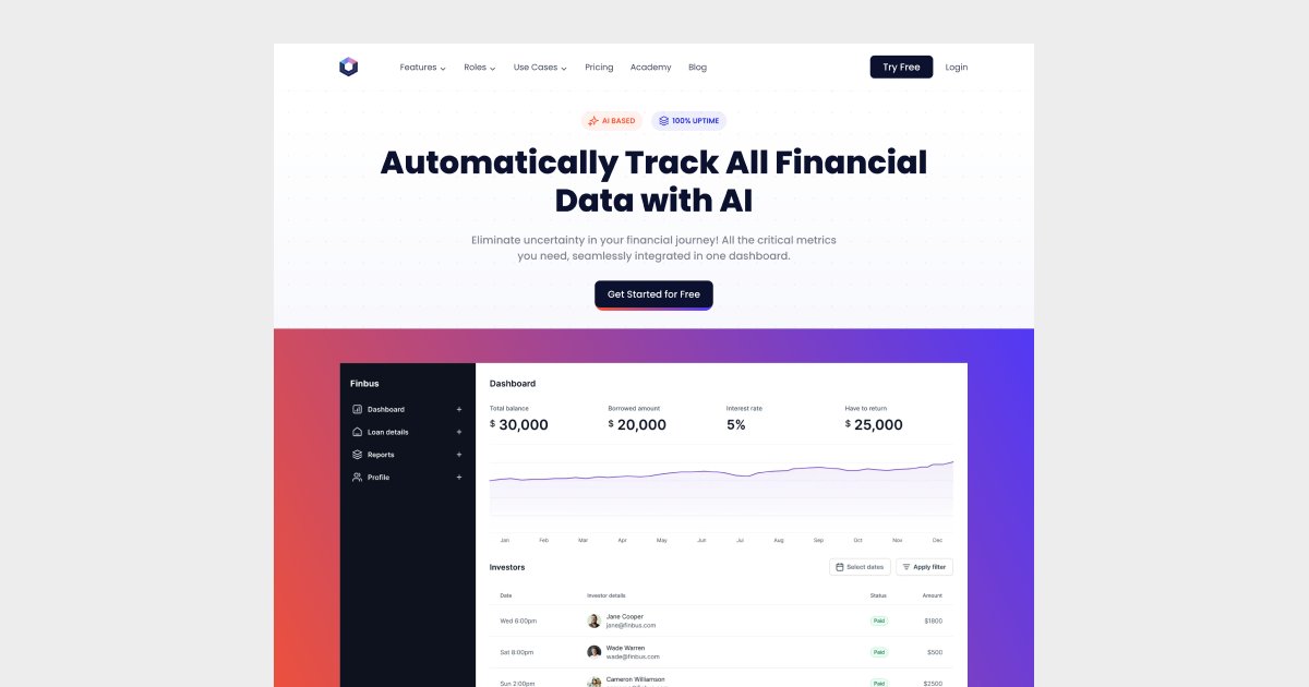 RufoStudio's tweet image. 🚀 Just wrapped up a fresh redesign of the Landing Page for a fintech company! #fintechlandingpage #figmadesign