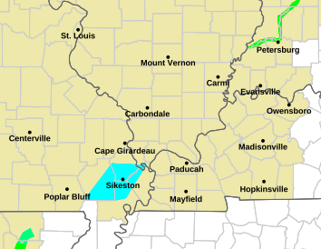 SEMOESPN's tweet image. The storms which prompted the warning have weakened below severe limits, and no longer pose an immediate threat to life or property. Therefore, the warning has been cancelled. However, gusty winds are
still possible with these thunderstorms. From NWS & River Radio.