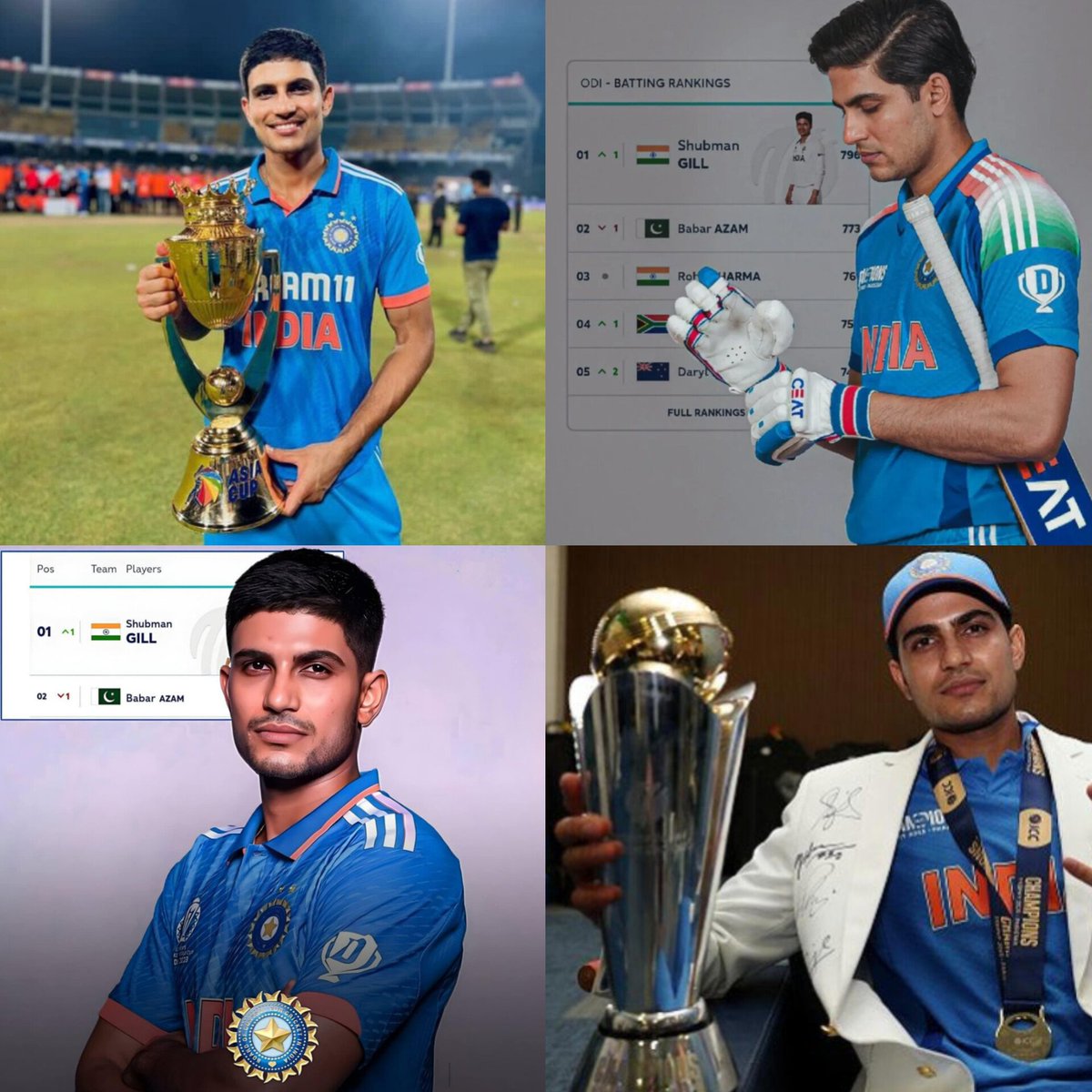 skmesbabul01's tweet image. 🙌🏻 He’s led with the bat, now it’s time to lead with the badge. 2x ICC No.1 ODI Batsman 🥇Asia Cup Top Scorer 🇮🇳 Champions Trophy as Vice Captain 🏆 If this isn’t a captain in the making, then who is ? Shubman Gill has earned the ODI captaincy 👑
 #ShubmanGill𓃵 #FutureCaptain