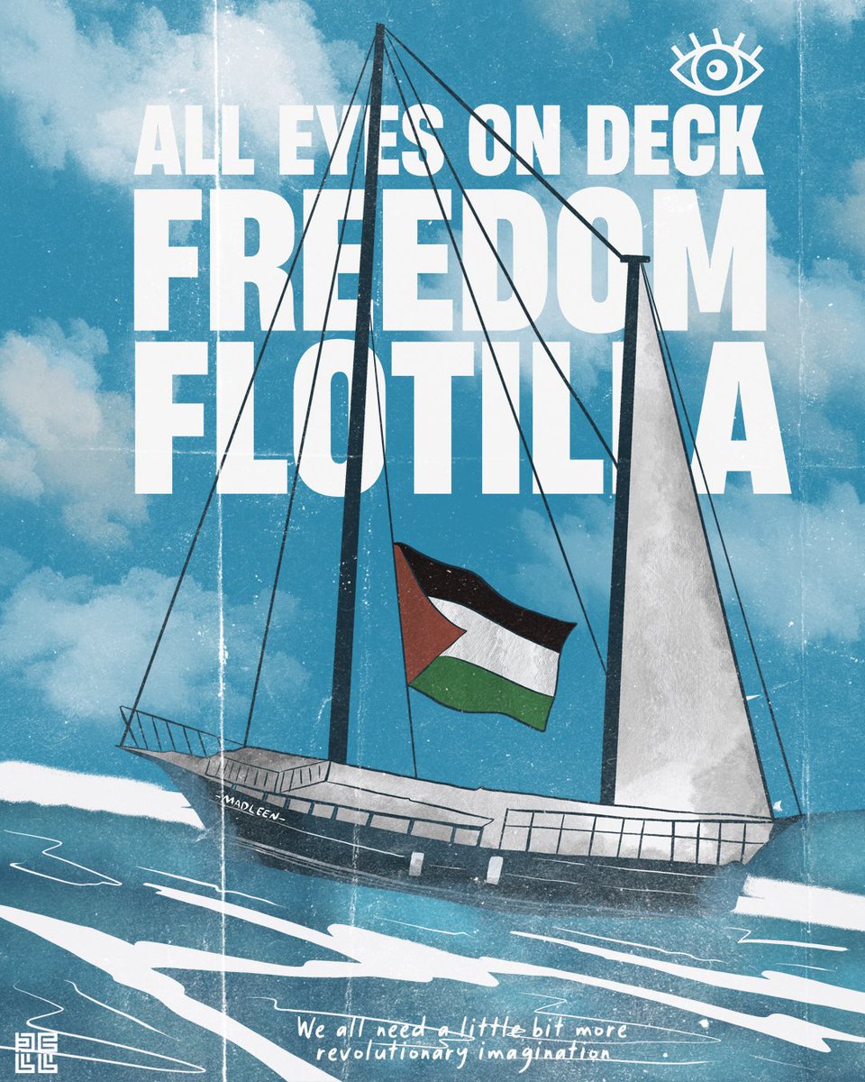 All activists on the Freedom Flotilla have been abducted by Israel. All eyes on deck. Freedom Flotilla.