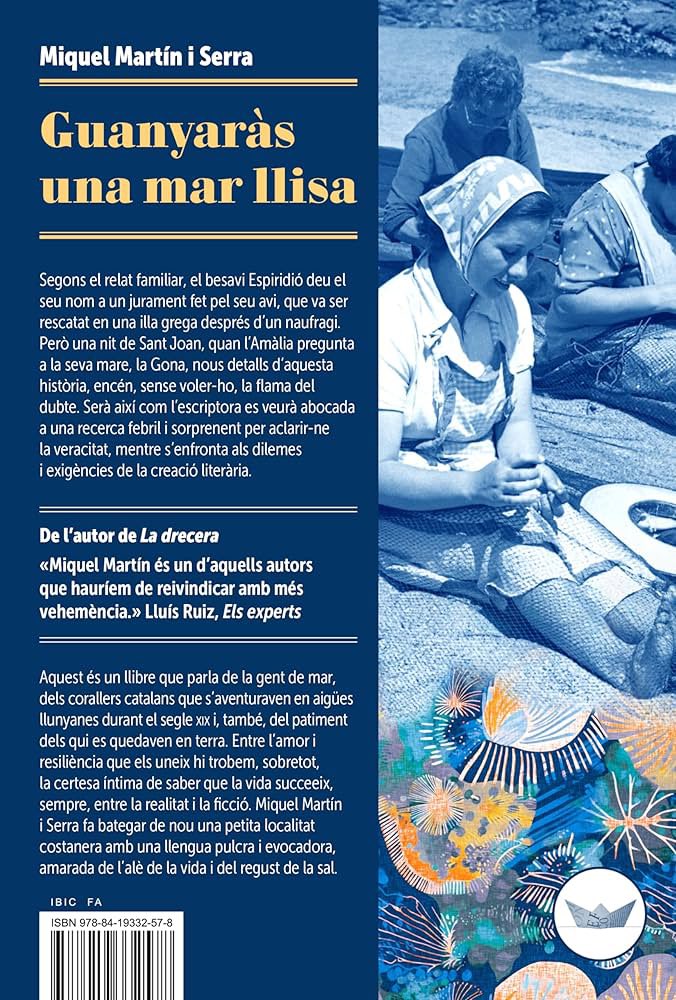 Carles Couso Macaya (@cousocarles) on Twitter photo A recomanació de la <a href="/galegri/">Gemma Alegrí Expósito</a> “Guanyaràs una mar llisa” de Miquel Martín va ser la primera lectura de l’estiu passat. Per si algú està buscant el primer llibre de la temporada per llegir a la sorra… A recomanació de la <a href="/galegri/">Gemma Alegrí Expósito</a> “Guanyaràs una mar llisa” de Miquel Martín va ser la primera lectura de l’estiu passat. Per si algú està buscant el primer llibre de la temporada per llegir a la sorra…