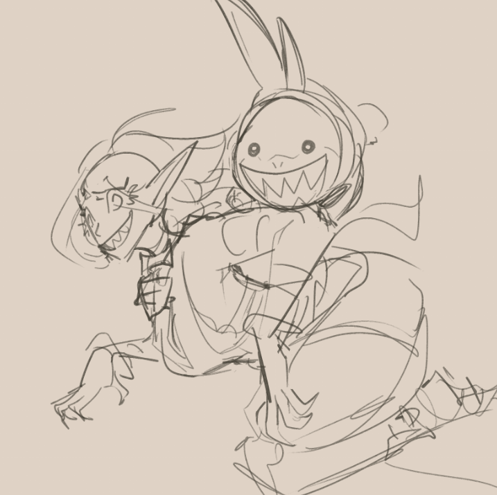 jeff and briar sketch