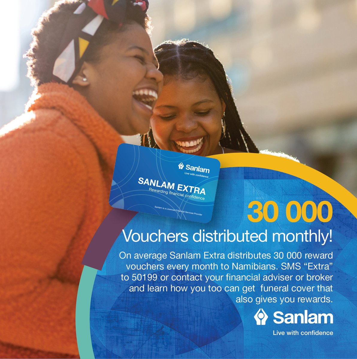 SanlamAllianzN's tweet image. Loyalty deserves more.With Sanlam EXTRA, you get trusted support and real rewards. SMS “EXTRA” to 50199 to learn how you too can get Funeral Cover that gives you rewards.
#SanlamExtraRewards #17MillionInRewards #LoyaltyProgramme #SanlamCares