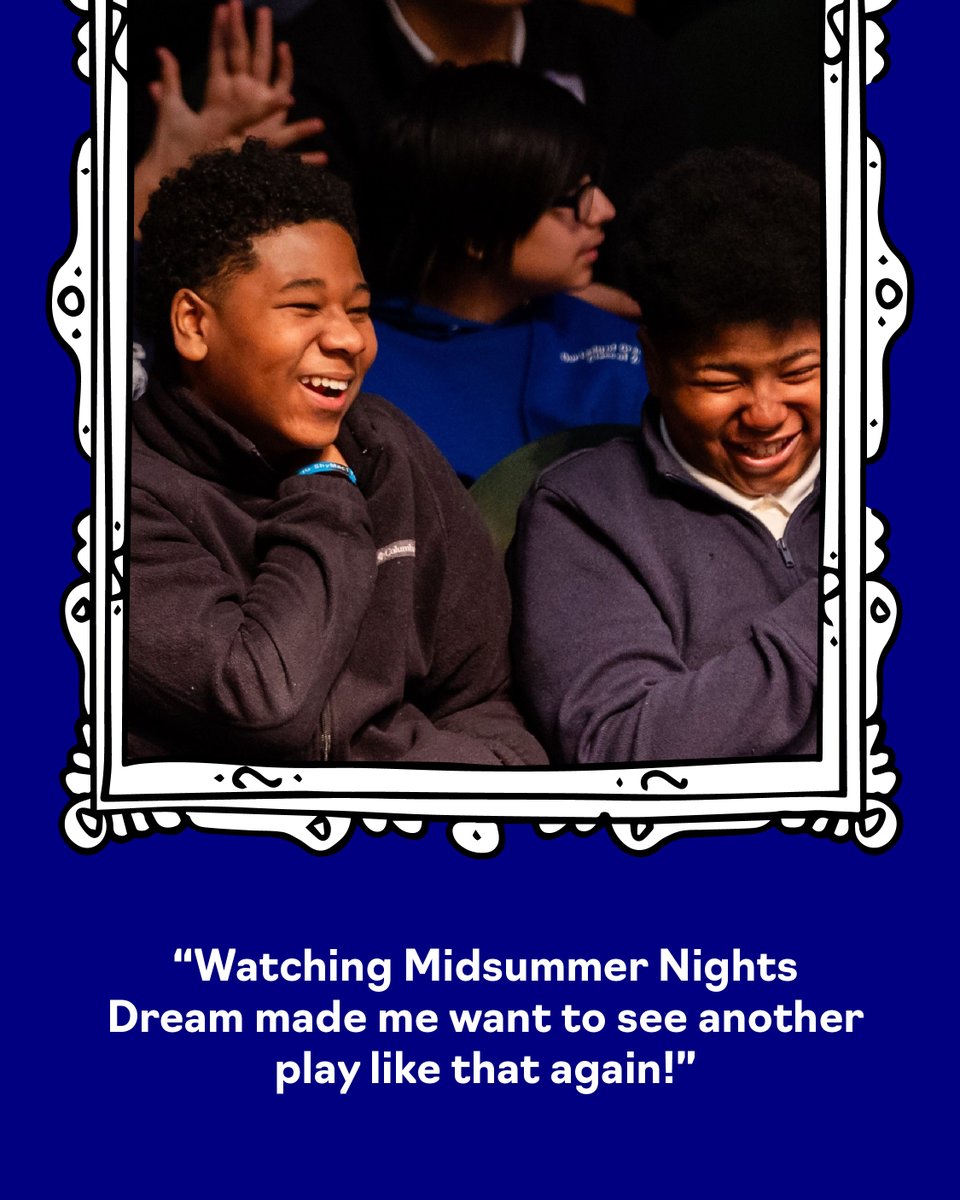 _theatre_works's tweet image. We supported a group of children to experience A Midsummer Night’s Dream at Chicago Shakespeare Theater - their faces said it all. 🎭 

First-time theatre. First-time Shakespeare. Lasting impact. 

#theatreworks #shakespeare #theatrecharity