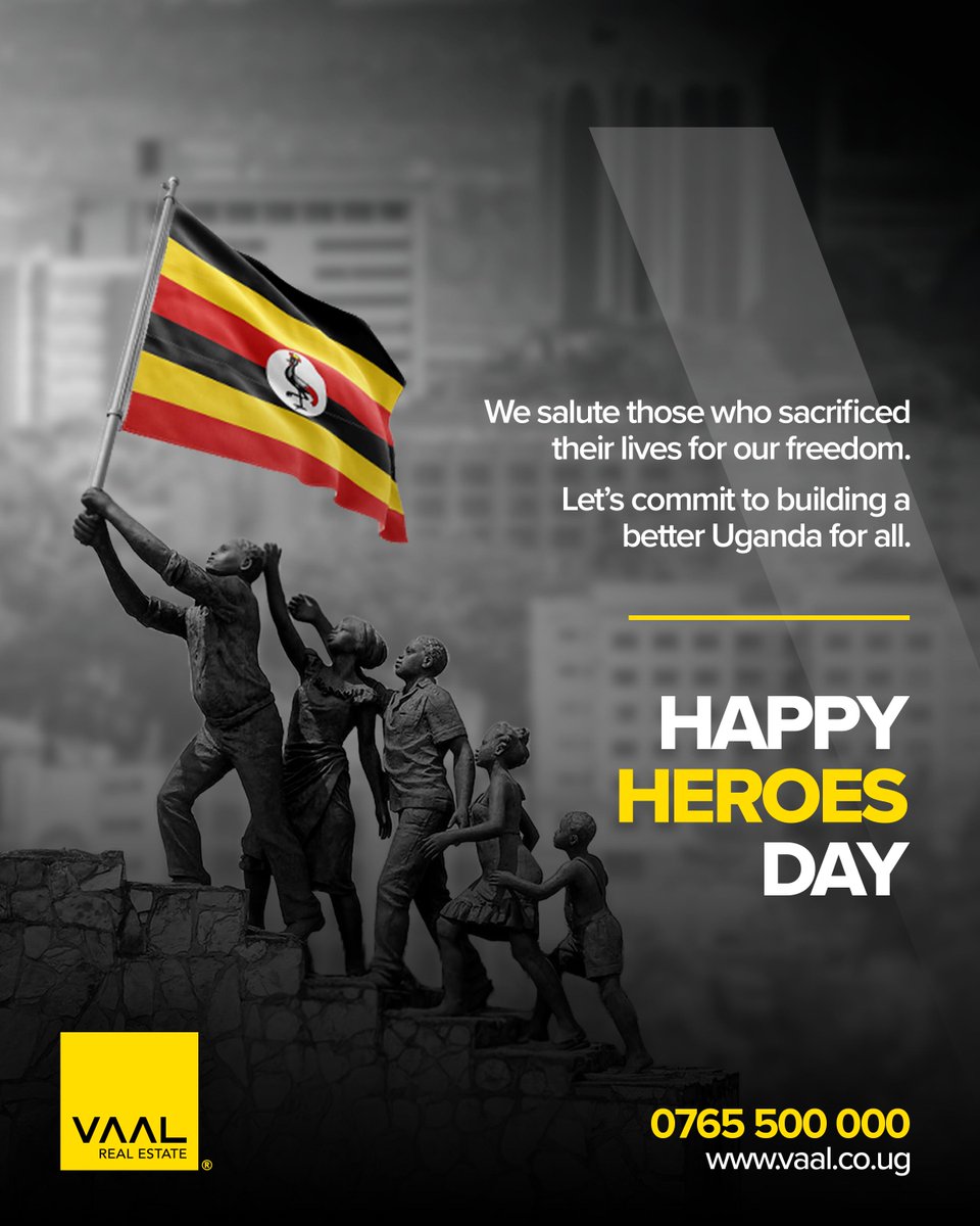 VAALUganda's tweet image. Heroes remind us that there isn't anything impossible to attain if we put our hearts to it.
Happy Heroes' Day!
