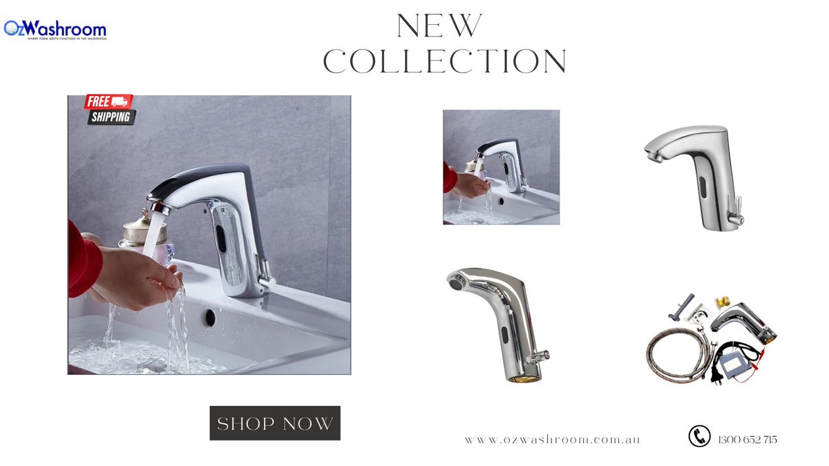 ozwashroom's tweet image. 🚰✨ Freshnex™ Automatic Sensor Tap – Touch-Free Style. Hot/Cold Control:
buff.ly/Pb7y17E 

#automaticsensortap #handsfreefaucet #commercialsensortap #infraredsensorfaucet #hotandcoldmixertap #commercialbathroom #ozwashroom