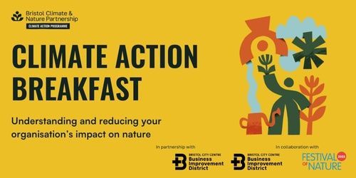 Only a few spaces remain for our upcoming Climate Action Breakfast on Wednesday 11 June 🌱

We’ll explore how your organisation can better understand its impact on the natural world &amp; take meaningful steps to reduce it.

Don’t miss out on a free ticket buff.ly/atp163O