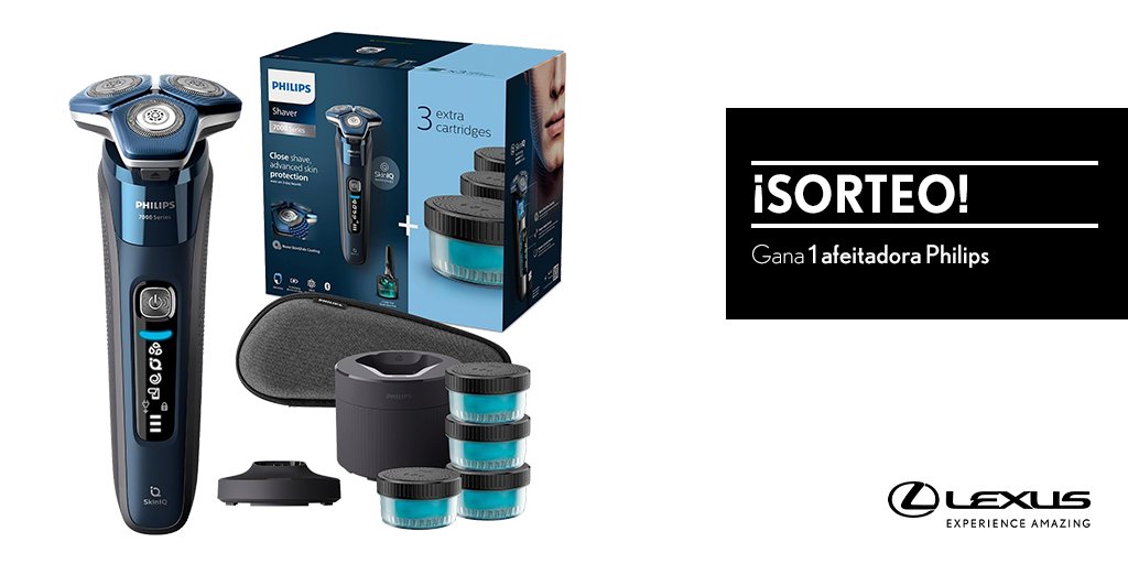SORTEO | Haz RT y consigue una afeitadora Philips de #LexusUtility Bases Legales: brnw.ch/21wTg0Z