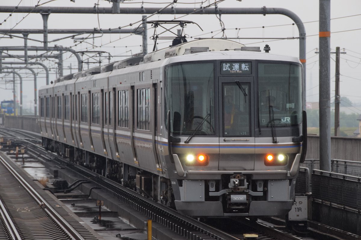 ねむ 6/9 網干出場試運転 試6778M/試6779M [近ﾎｼ]223系2000番台V26編成