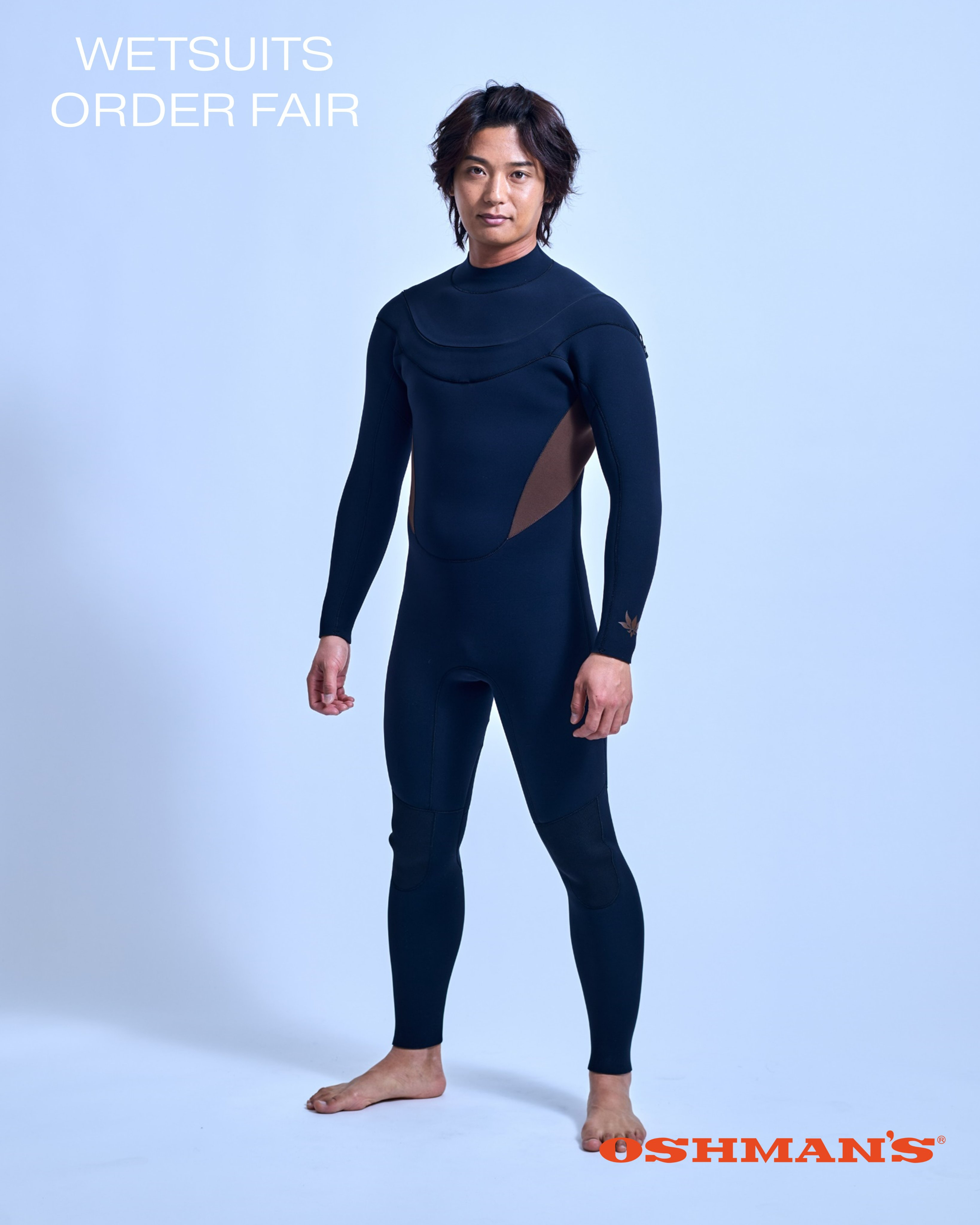 セール　2024年製 RASH オシュマンズ別注 3ミリフルスーツ ジャケット & ロングジョン LTD ツーピース 3&2mm(2024春夏