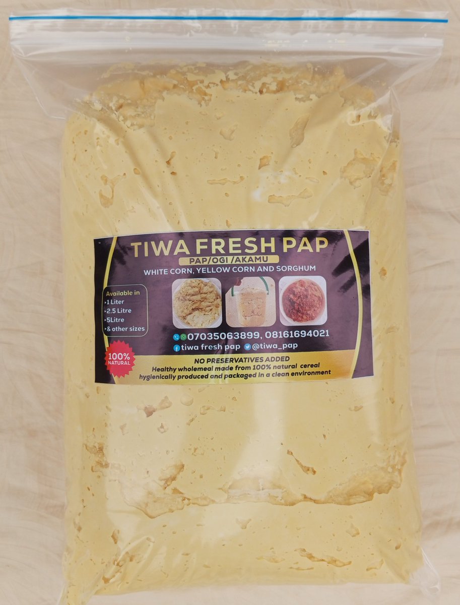 It’s raining season 🌧️
Not every time "weather for two" ehn fine girl 😉🥵
Sometimes,try weather for #PAP too 🫵

Perfect time to stock up on fresh,smooth, and nourishing #PAP / #OGI / #AKAMU for the whole household.

Freshly made &amp; hygienically packaged ✅

 5L  🔶 N9k

#IBADAN