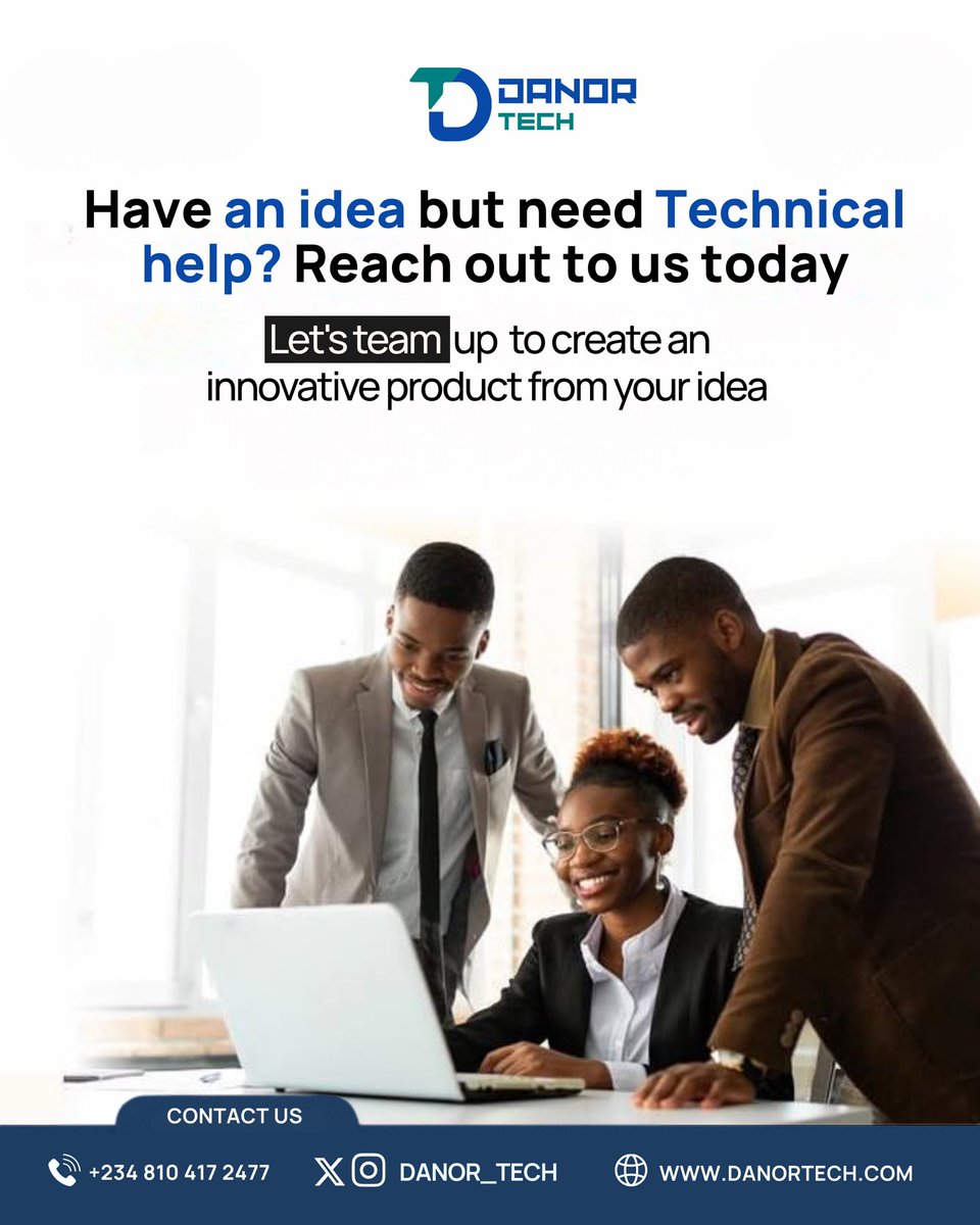 danor_tech's tweet image. Have an idea but no tech team?

We turn raw ideas into real, working platforms, built to match your goals from day one.

Let’s make it happen. DM us.

#DanorTech #TechSolutions #BuiltFromScratch #DigitalProducts #InnovationMadeEasy