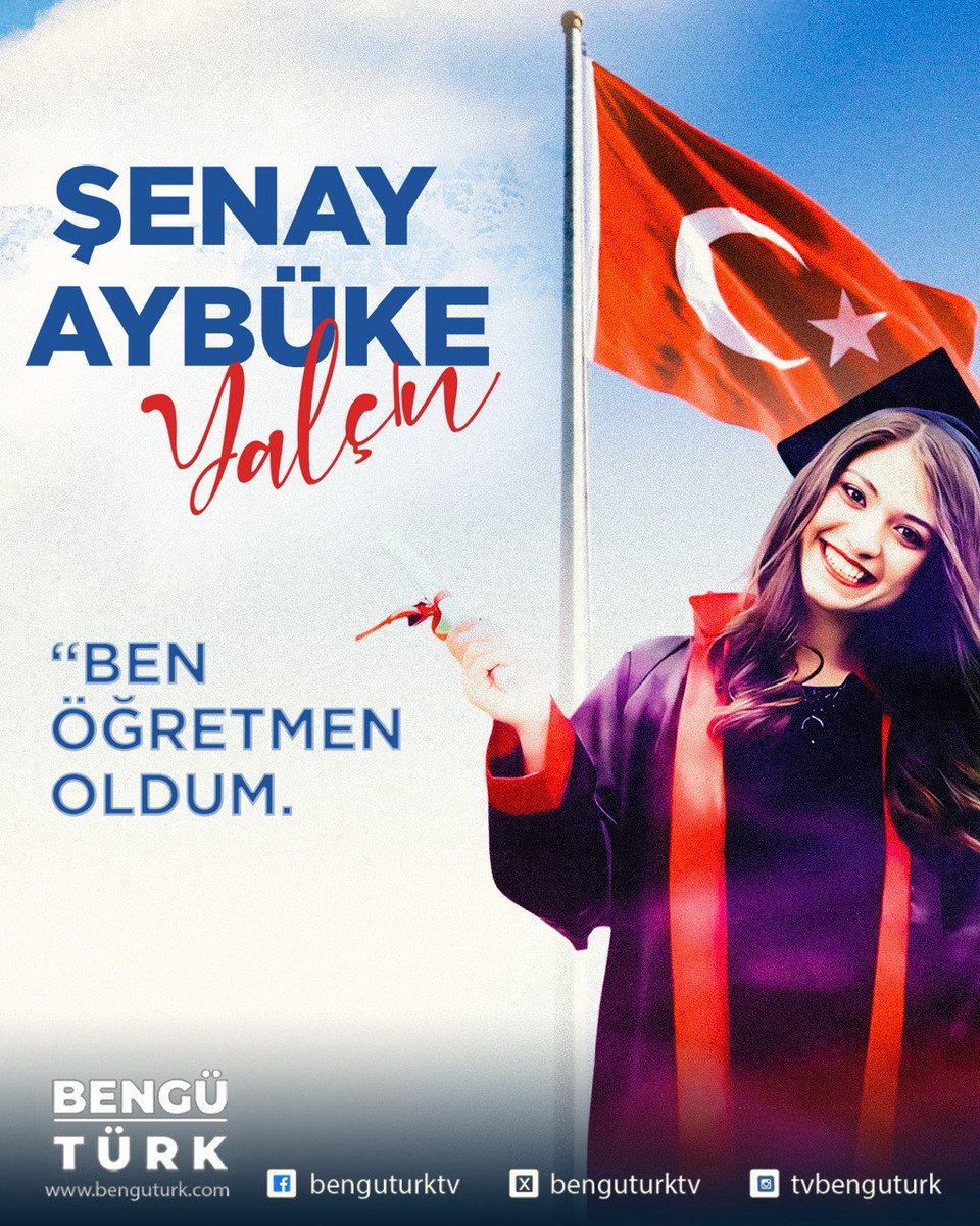 Terör örgütü PKK tarafından şehit edilen, Şehit Öğretmenimiz Şenay Aybüke YALÇIN'ı Rahmet ve Dualarla Anıyoruz.