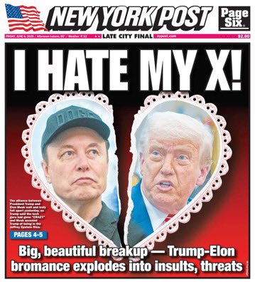 Radek2030's tweet photo. Dzisiejsza okładka NY Post😉 #SmallMan #ElonMusk https://t.co/8BHH47ge6r