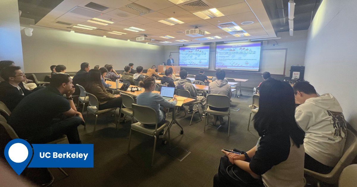 ntusbs's tweet image. SBS professors recently shared exciting faculty opportunities in the US at the NAP Recruitment Roadshow. Stops included @Stanford , @UCBerkeley , and @UCSF !

#NTUSBS #NAPRecruitment #AcademicOpportunities