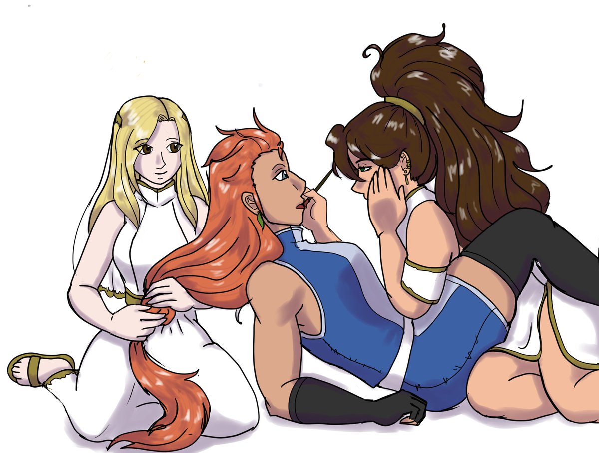 For Day 1 of Octopath Femslash Week - Prompt Dress Up #octopathtraveler #8pathfemslashweek