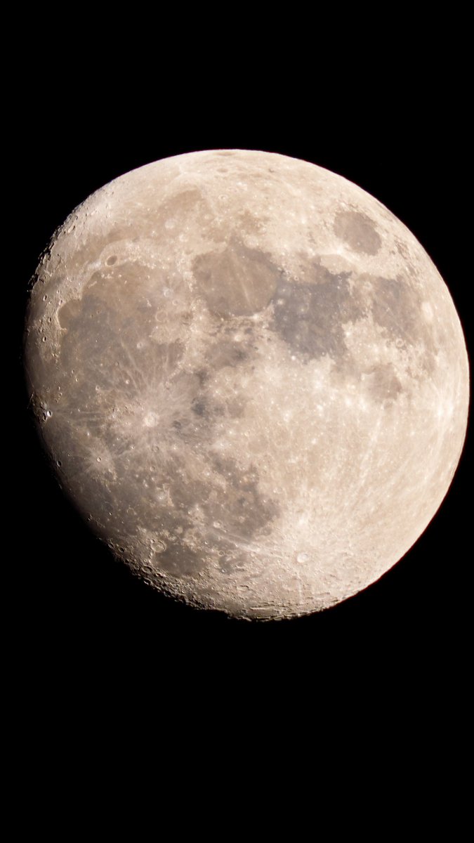 A rare glimpse at the moon in the middle of the typical Southern California June Gloom