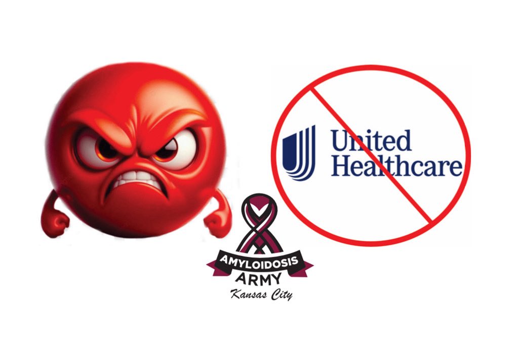 We have to stand up for ourselves AGAINST UNITED HEALTHCARE trying to limit our treatment options!!

The Amyloidosis Army was founded to advocate for Amyloidosis awareness and for everyone who has Amyloidosis. We are also Amyloidosis patients. We do not endorse any treatment,