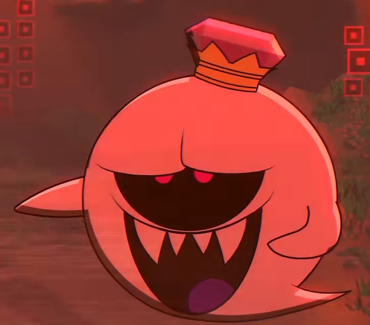 "You must be Princess Daisy! I hear Luigi mumble your name once in a while. The pathetic wimp even made a song about you!" 

[ The giant Boo began to laugh. ]