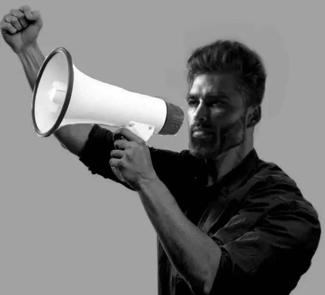 TheManlet_King's tweet photo. "It's time to escalate! Resist resist resist!"

"Wow gigachad I didn't know you suppor-"

"Burn LA to the ground! Burn LA to the ground!" https://t.co/mw1htG5mQu