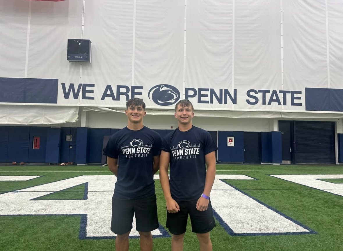 BrandonAMeier's tweet image. I had an amazing camp today at @PennStateFball. Thank you for the amazing experience, and the opportunity for me to compete! 1% better everyday!
@7Twice @The_hive_ath @BallHawkMedia1 @PAELITE7v7 @CoachmTobey @CoachMathis922 @ironcityselect @Coach_EA25 @Coach_DeSanti…