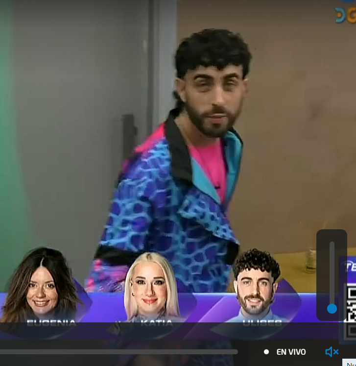 esperando que termine ulises de hablar para volver a darle audio a   #GranHermano