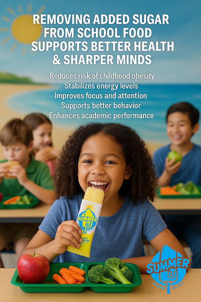 SUMMER J. ARTISAN POPS (@summerjpops) on Twitter photo Calling all K-12 foodservice leaders —Take the junk out of school food!
Summer J. Artisan Ice Pops = real fruit, no added sugar, and fully USDA compliant.
Let’s partner to bring smarter snacks to more schools. #MakeFreshTheStandard #CACFPApproved <a href="/BostonSchools/">BostonPublicSchools</a> <a href="/SuptMarySkipper/">Boston Public Schools Superintendent Mary Skipper</a> Calling all K-12 foodservice leaders —Take the junk out of school food!
Summer J. Artisan Ice Pops = real fruit, no added sugar, and fully USDA compliant.
Let’s partner to bring smarter snacks to more schools. #MakeFreshTheStandard #CACFPApproved <a href="/BostonSchools/">BostonPublicSchools</a> <a href="/SuptMarySkipper/">Boston Public Schools Superintendent Mary Skipper</a>
