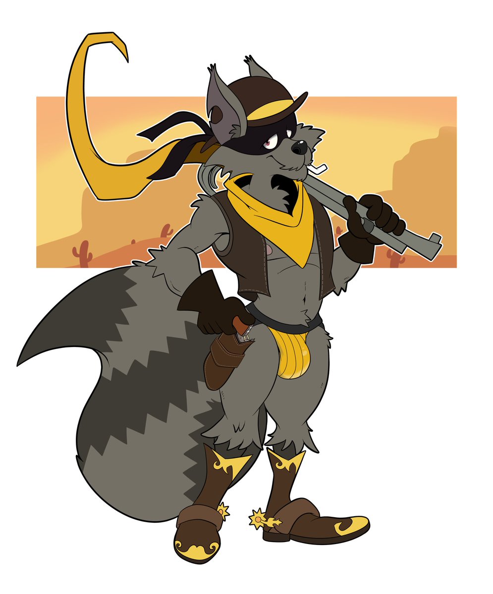 I really wanted to draw Tennessee from the sly cooper games (He is my favorite)