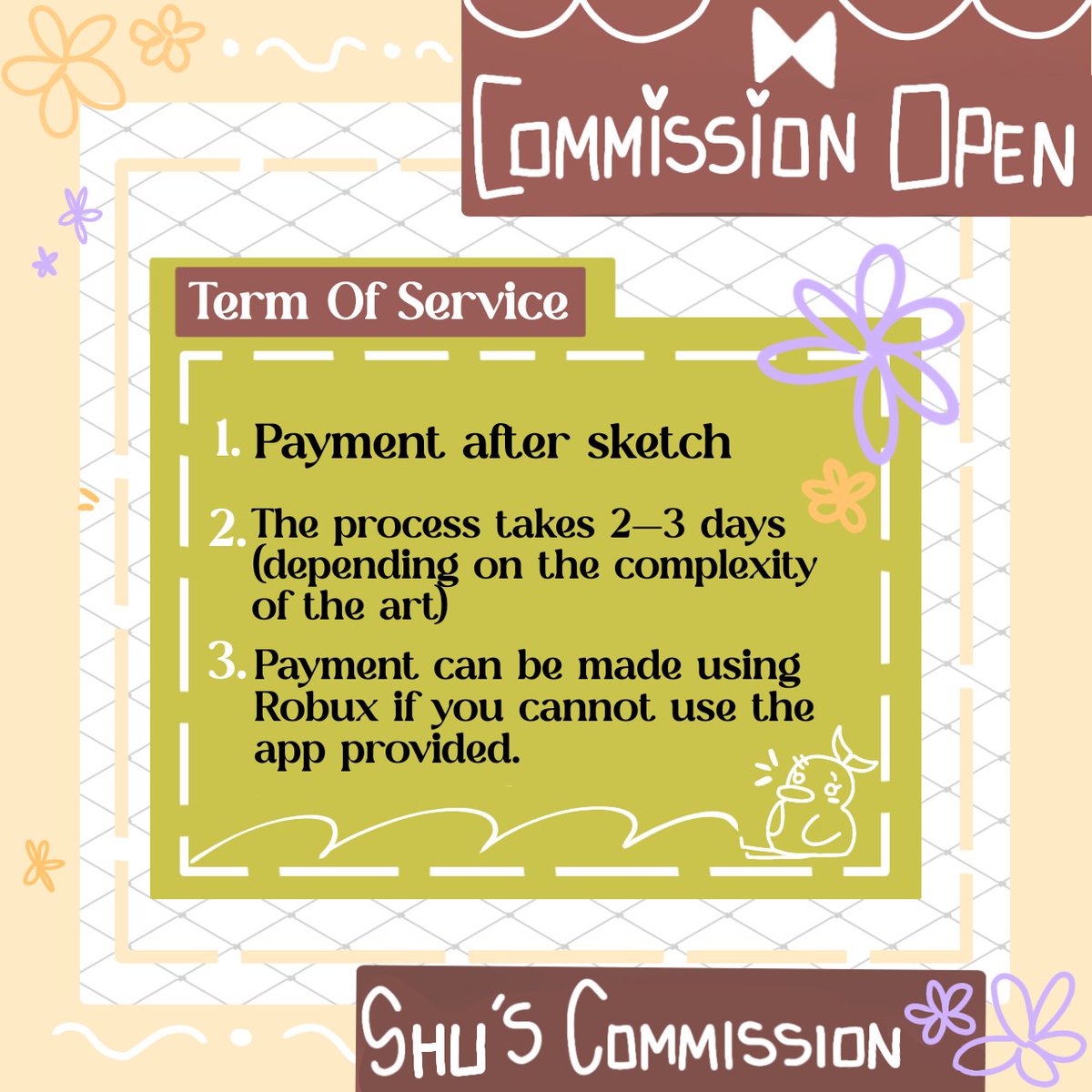 ShuDayoo24's tweet photo. Now that I can use paypal, my commission will be open to everyone:3

#art #artist #artcomm #commission #commissionsopen #ArtCommission #artcommissions #CommissionedArt #commissionart https://t.co/6qEZHmBHi2