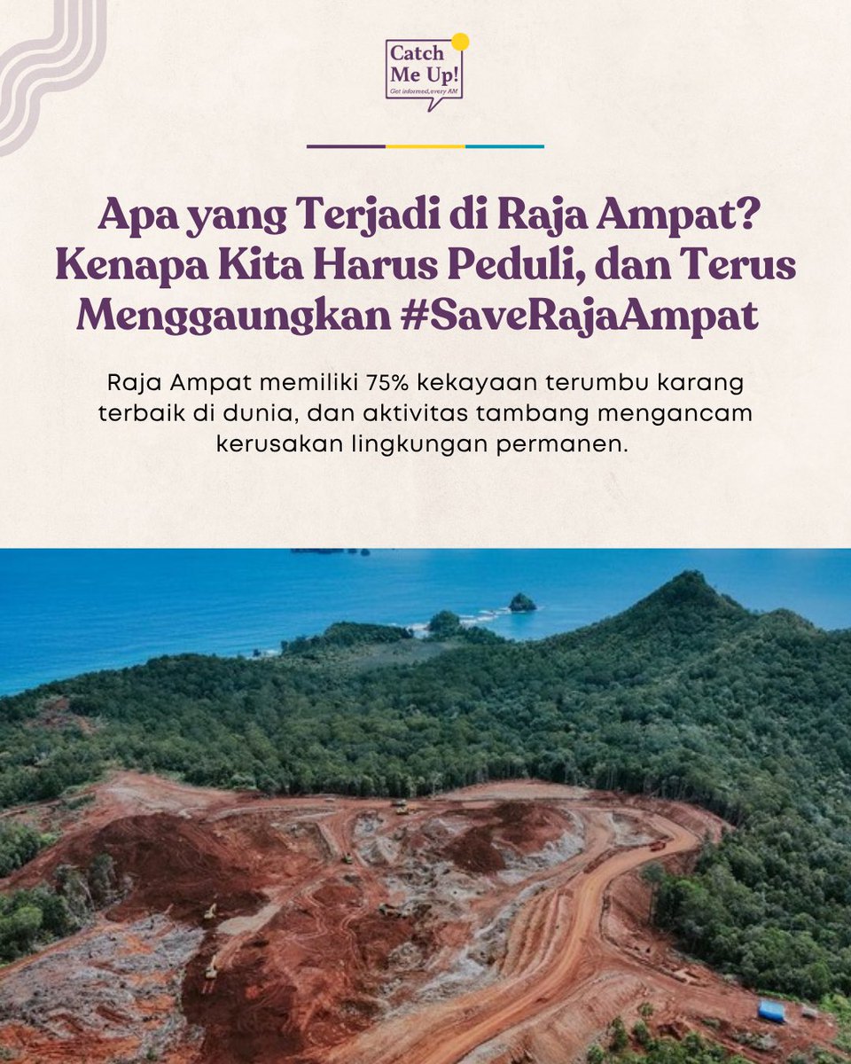 catchmeupco's tweet photo. Nikel terus dikeruk, lingkungan dan ekosistem menuju krisis, ekowisata lokal berpotensi miliaran rupiah ikut terancam. "Kekayaan" berlimpah itu sebenarnya untuk siapa? https://t.co/goekDzWoj2
