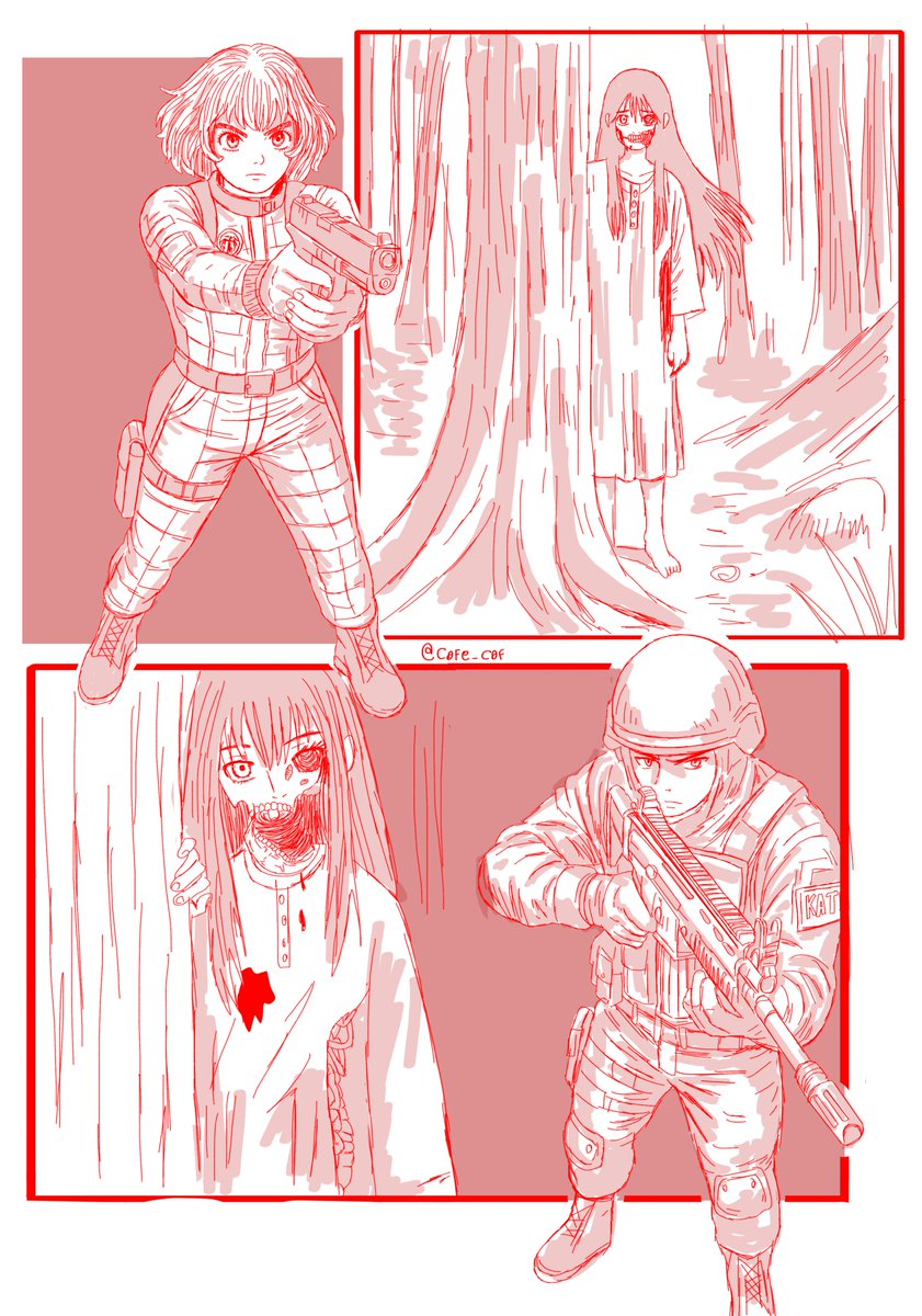 cofe_cof's tweet image. rabisco de pagina do meu manga pra vcs ☠️