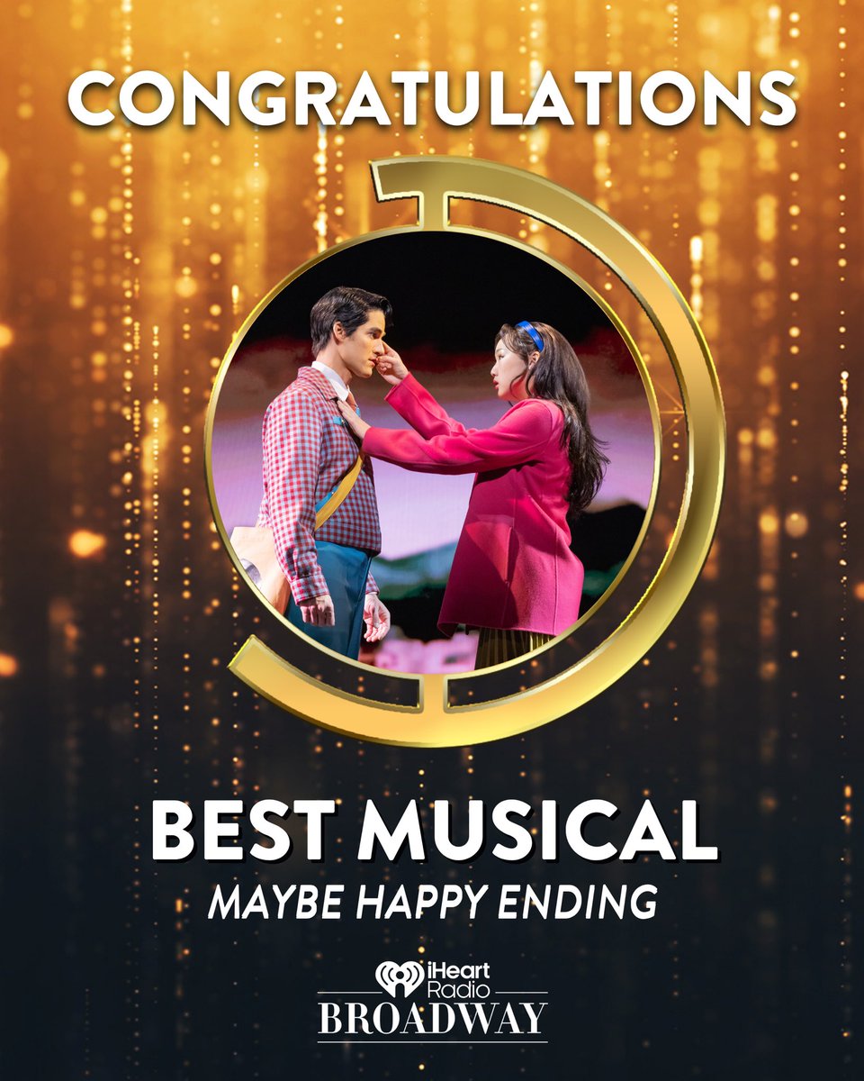Congratulations to the 2025 Best Musical: <a href="/mhemusical/">Maybe Happy Ending Musical</a> 💜💜💜💜 #TonyAwards