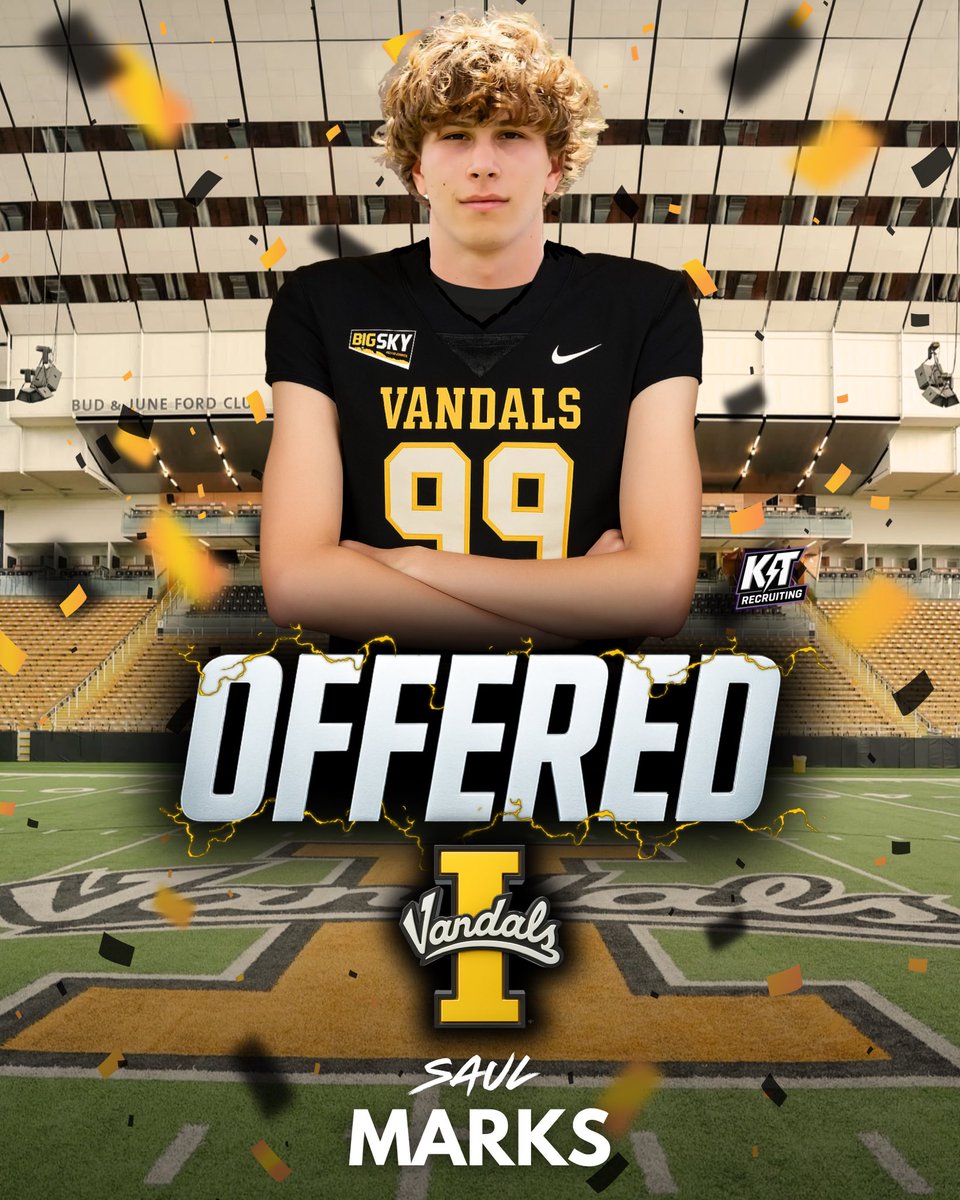 Kicker Tracker Recruiting (@kt_recruiting) on Twitter photo BREAKING: #Idaho Offers Top 2026 HS Kicker Saul Marks (CA) ✅ <a href="/SaulMarksKicker/">Saul Marks 5⭐️</a> <a href="/VandalFootball/">Idaho Football</a> BREAKING: #Idaho Offers Top 2026 HS Kicker Saul Marks (CA) ✅ <a href="/SaulMarksKicker/">Saul Marks 5⭐️</a> <a href="/VandalFootball/">Idaho Football</a>