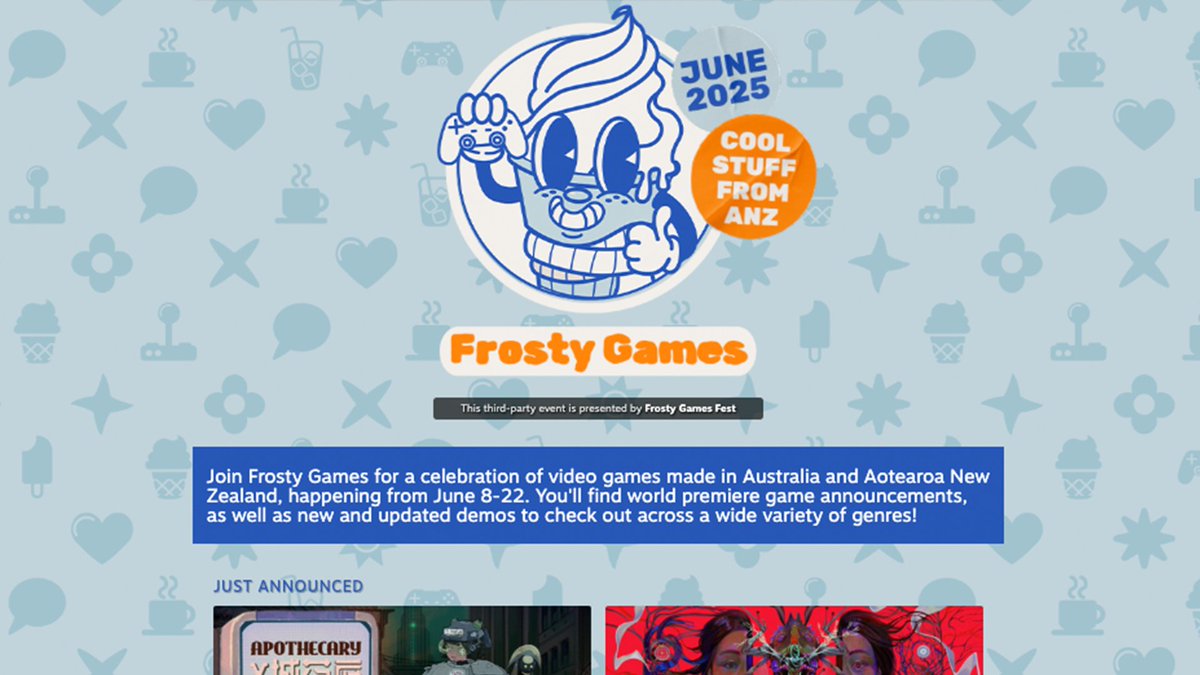 Make sure you check out the Frosty Games Fest Steam Event!

Add your faves to your wishlist and snag some cool demos: store.steampowered.com/sale/FrostyGam…